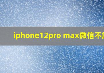 iphone12pro max微信不震动